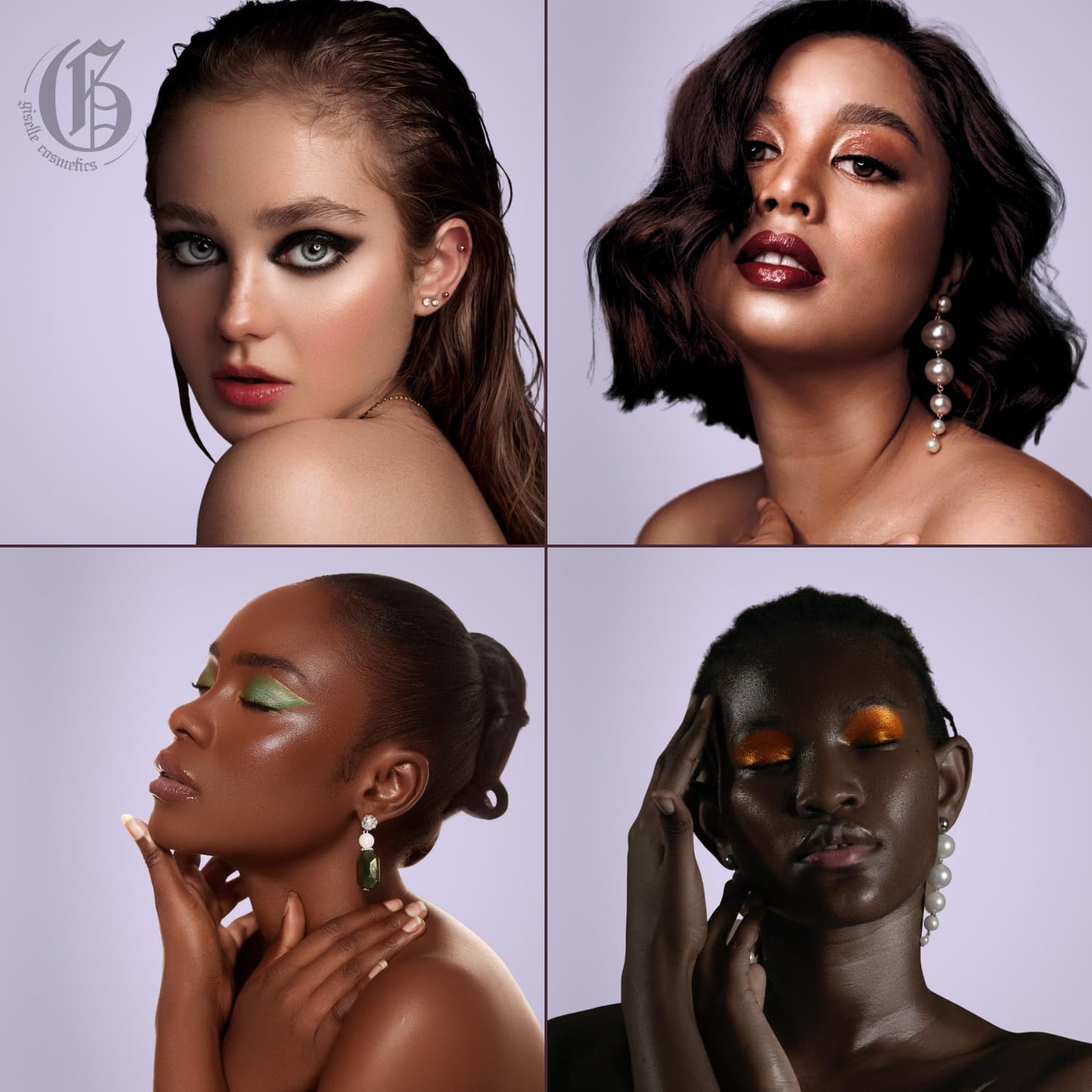 Giselle Cosmetics Organic Mineral Loose Powder Pink Pearl - Cream Eyeshadow, Eye Shadow Palette, Glitter Eyeshadow, Highlighter Makeup