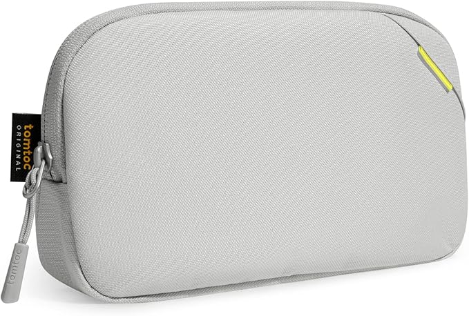 tomtoc Recycled Portable Storage Pouch Bag Case Accessories Organizer Compatible with MacBook Laptop Charger, Mouse, Cables and Hard Drive, Also for Smart Phone Accessories and Personal Items
