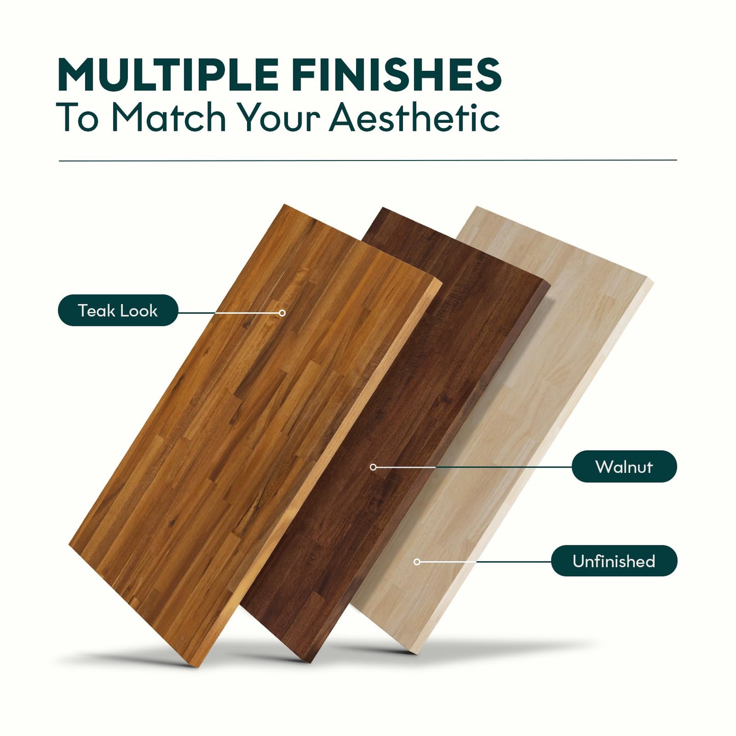 Bme Acacia Butcher Block Countertop, Wood Table Top, Butcher Block Desk Table Top for DIY Kitchen Island, Washer Dryer, or Workstation – Walnut – 48"L x 30"W x 1.5"Th