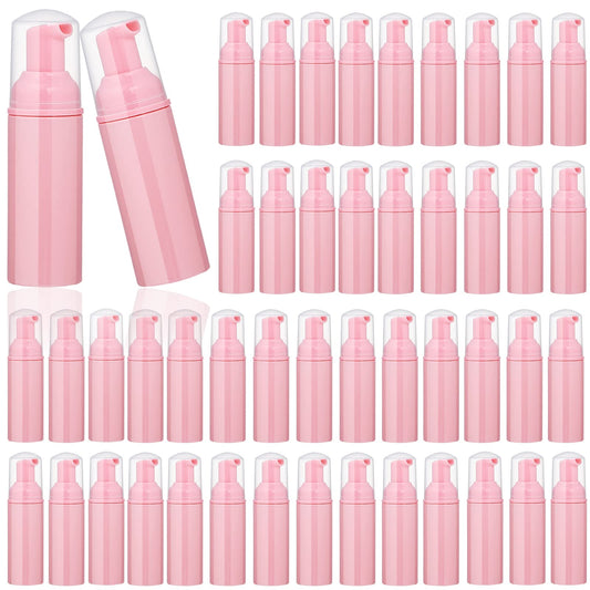 Tzirci 50 Pack 2 oz Foam Pump Bottles, Refillable Soap Dispenser, Daily Use