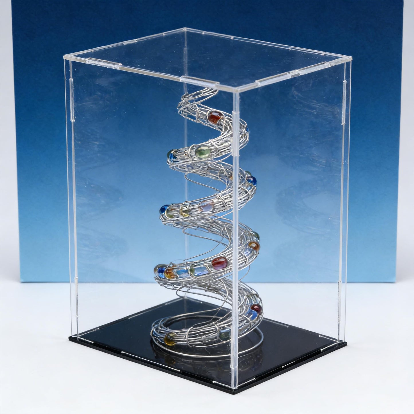 uxcell Acrylic Clear Display Case Box Dustproof Protection Showcase Cube Collectibles Show Box 5.9x3.9x9.8inch