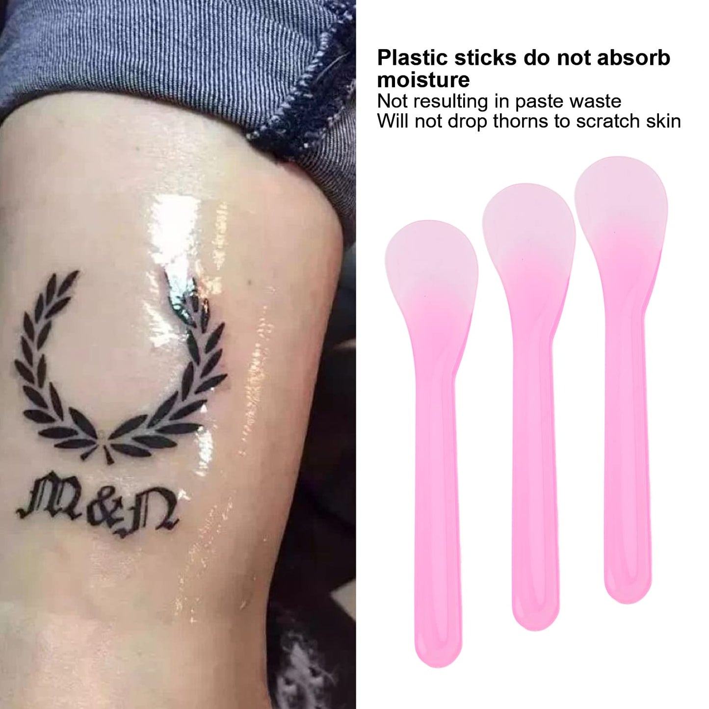 100pcs Cosmetic Apply Spatula - Disposable Mask Spatulas Makeup Face Mud Mask Mixing Spoon Translucency Mask Applicator Stick Repair Cream Wipe Scraper
