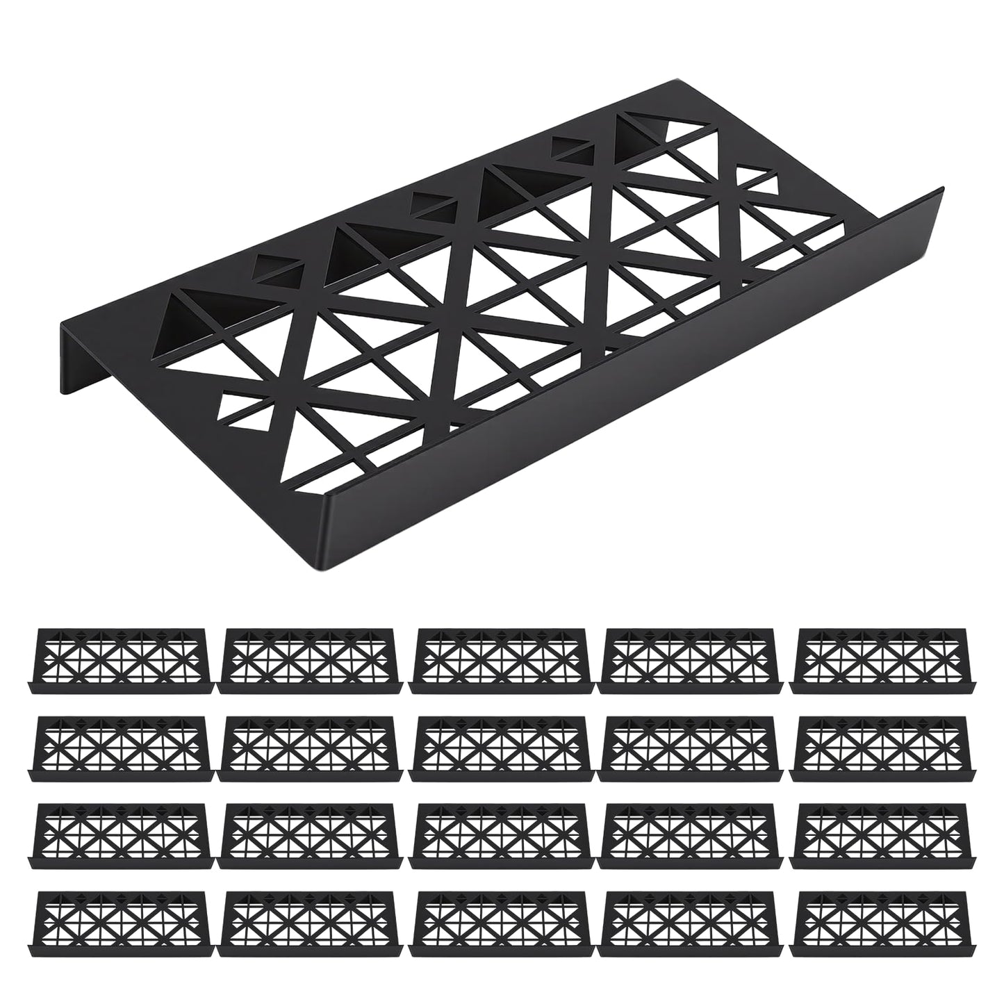 MARINOVA 24 Modular Display Case Card Riser Stands： Perfect for Zion Case-Cardshow Vendor Showcase Stands for Graded Trading Cards and Singles