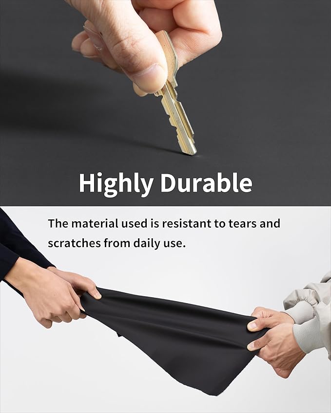 Water-Resistant Zipper Pouch, Made in Japan, Compact Organizer for Cords & Essentials, Multipurpose Bag for Cosmetics, Travel Accessories & Toiletries, Eco & Durable Materials, TOFTPOUCH, Small, Gray