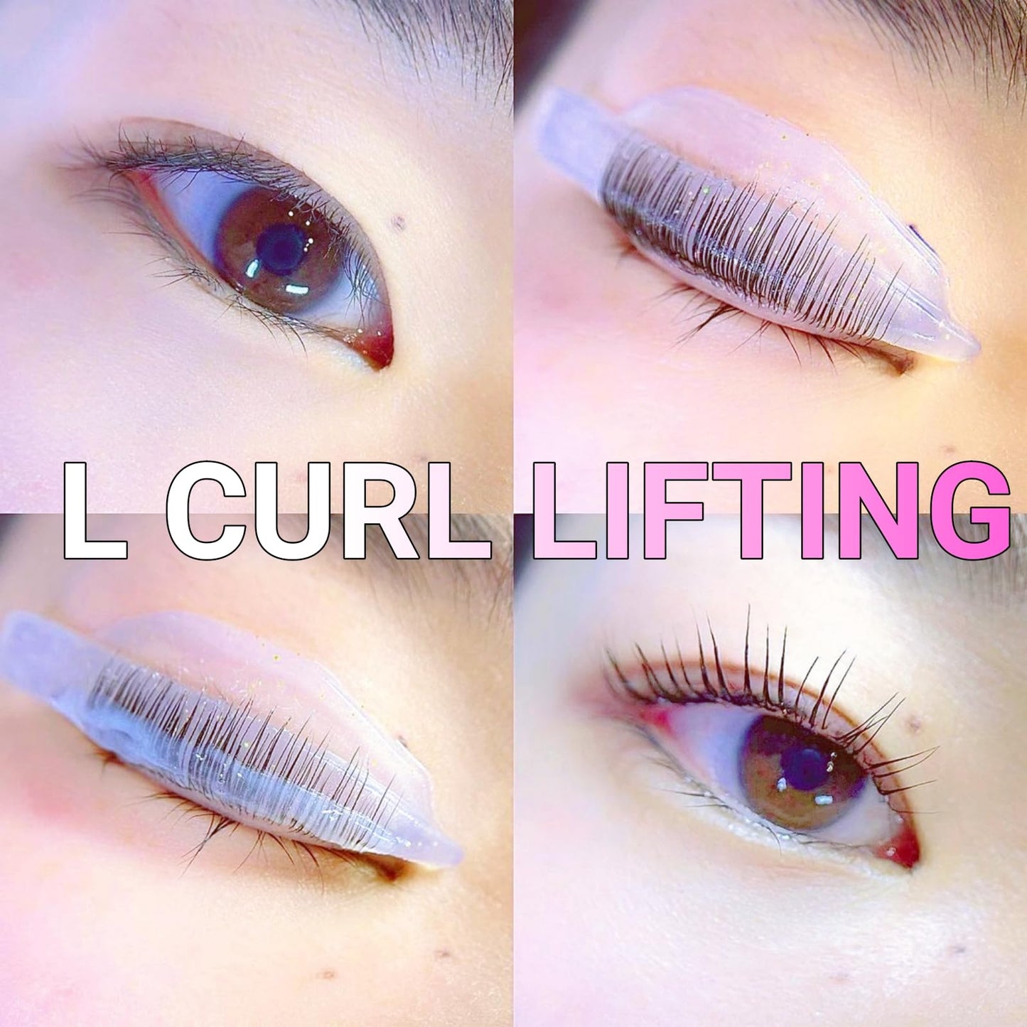 Lash Lift Rods Kit Glitter Eyelash Lift Pallet Ribbon Comb All in 1 Lash Perm Shield LU Curl 5 Size Lash Lift Lamination Pad, Rapid 5 Minute Eyelash Lifting Shields Flexible Pads Extreme Perm Rod