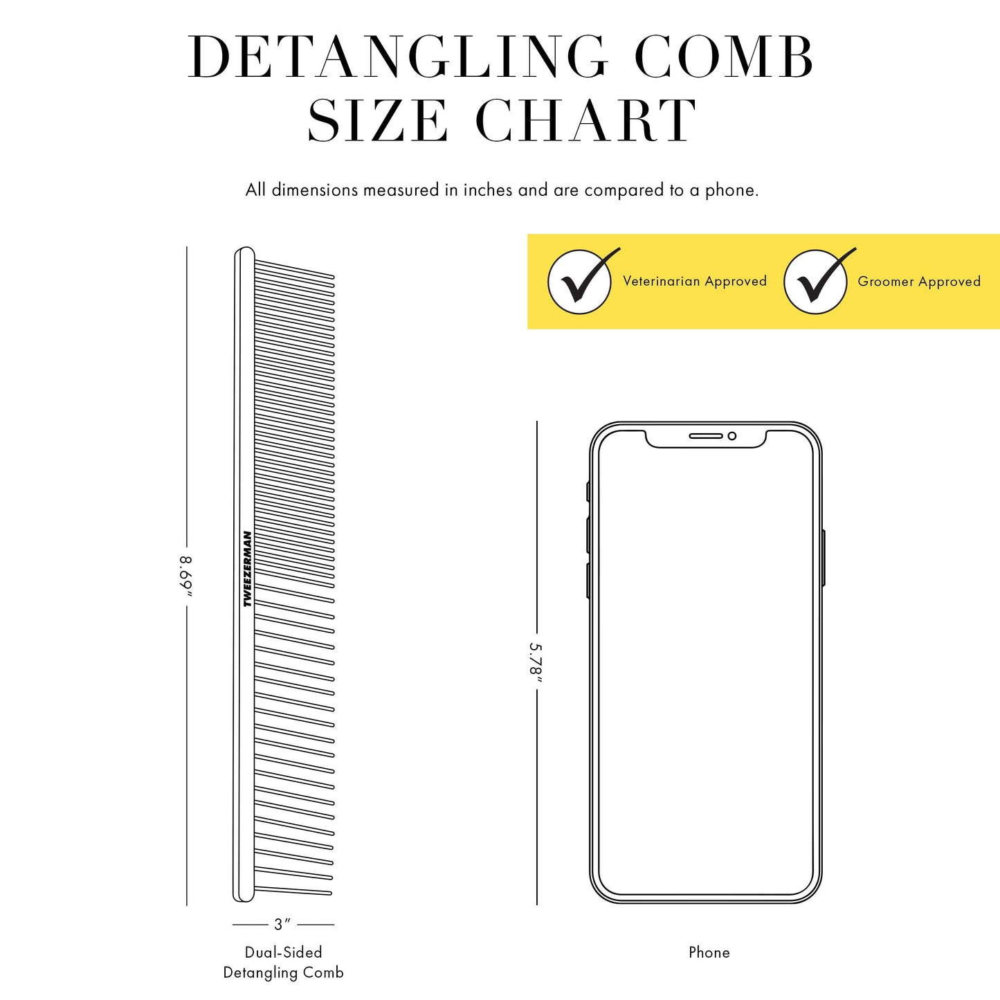 Tweezerman Dual-Sided Detangling Comb