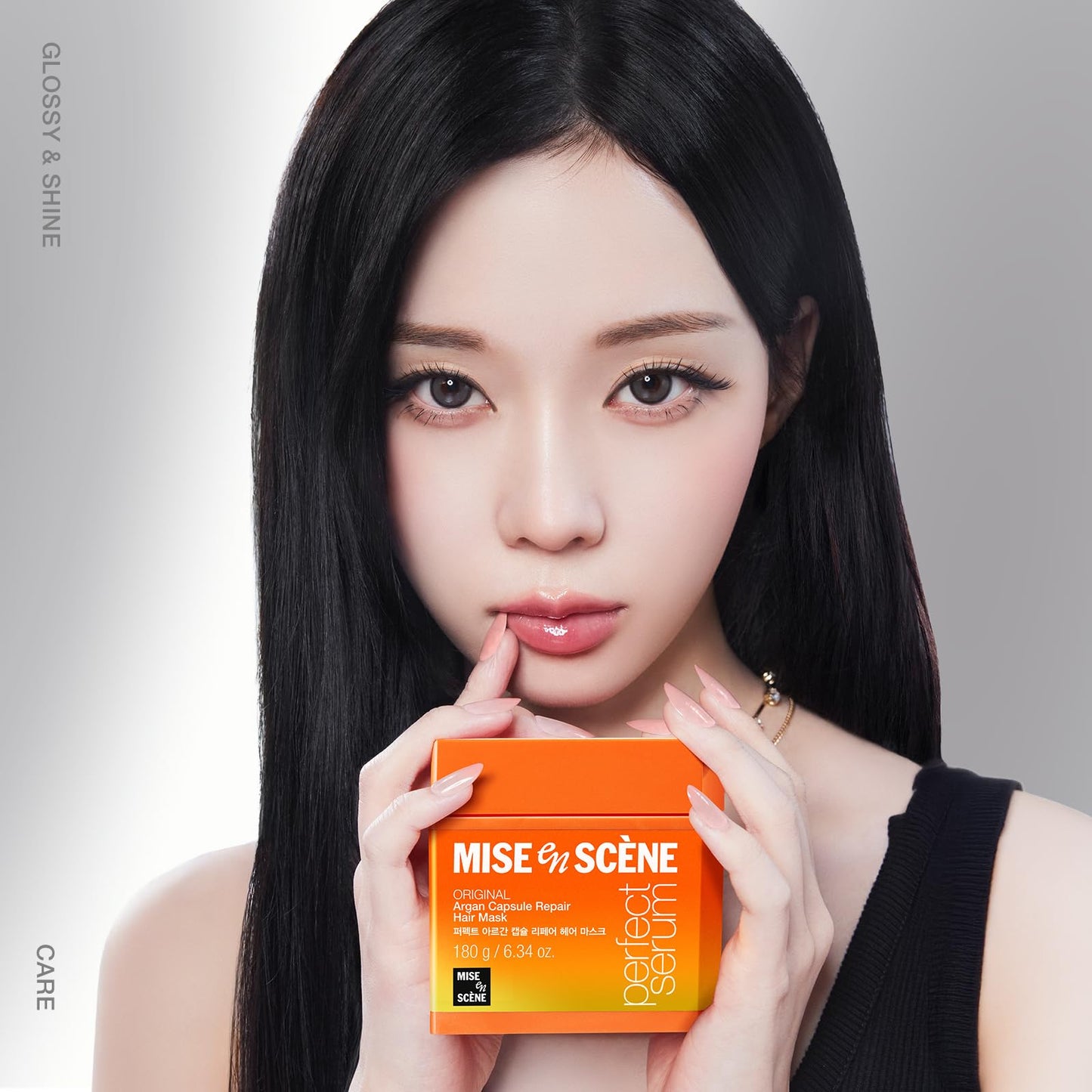 Mise En Scene Argan Oil Repair Hair Masks - Protein Hair Mask Argan Capsule for Damaged Hair | Deep Conditioning for Dry Hair | For Split Ends | Damaged & Frizzy | Anti Humidity 6.34 Fl. Oz.