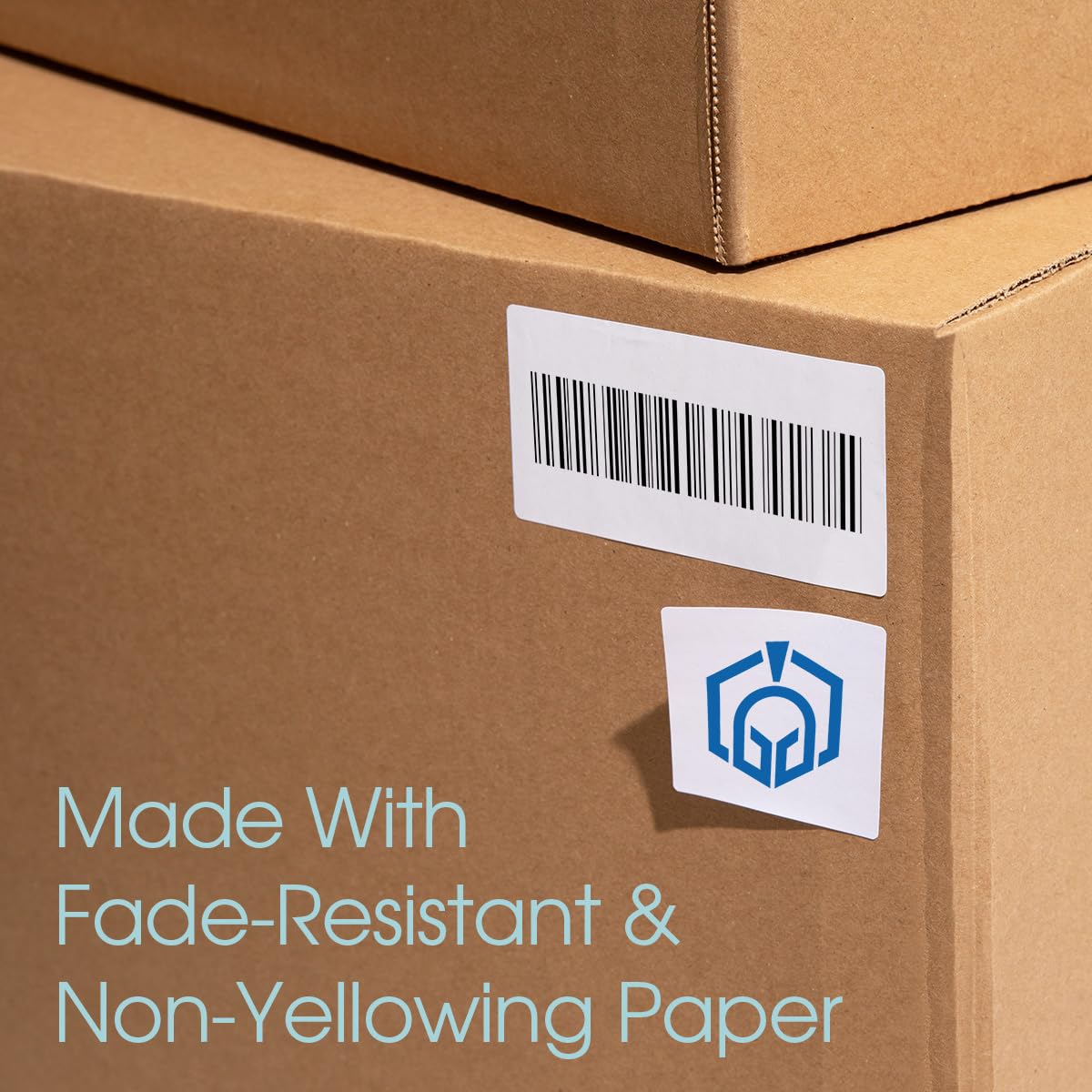 4" X 3" Matte White Printable Mailing Labels (100 Sheets, 600 Stickers) Product Packaging Stickers and Shipping Labels for Laser & Inkjet Printers - Spartan Industrial Template R021
