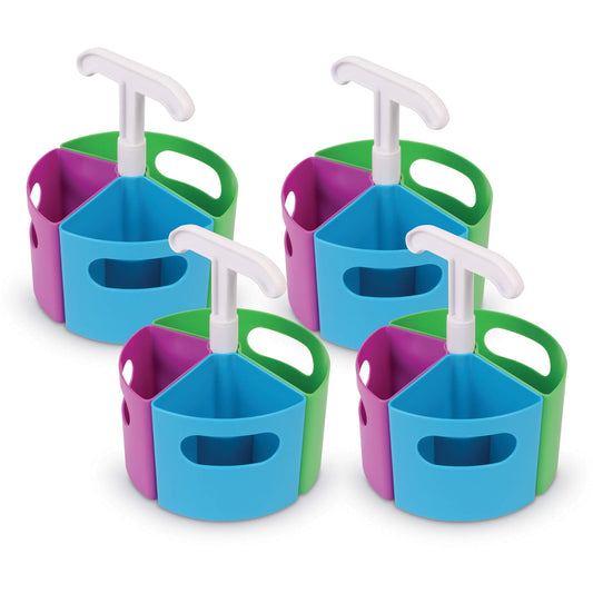 Learning Resources Create-a-Space Storage Center Mini Bundle, Home School Accessories, Fits 3oz Hand Sanitizer Bottles, Teacher Organizer, Classroom Craft Portable Activities