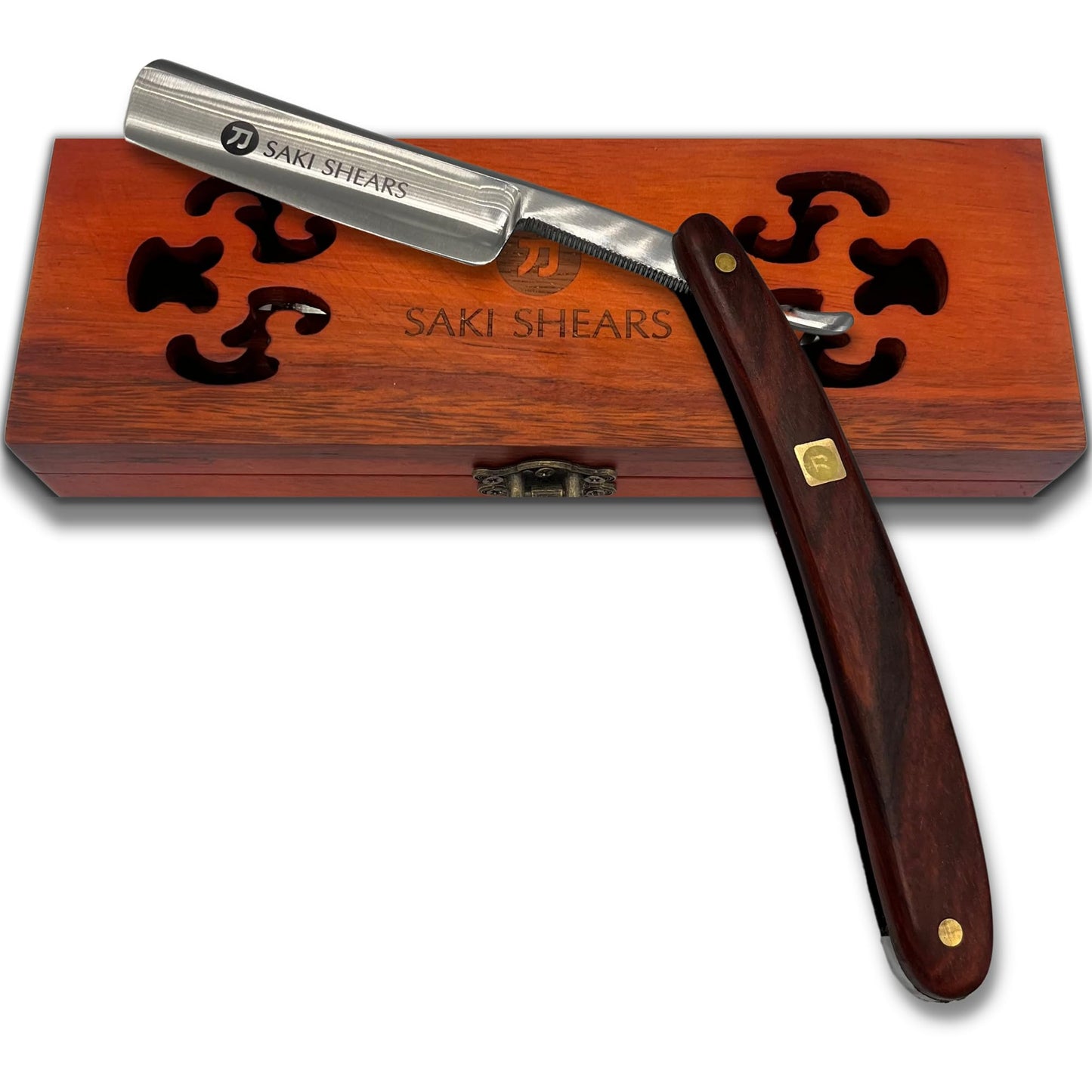 Saki Shears Professional Straight Razor for Men - Barber Shaving Razor (Kiru)