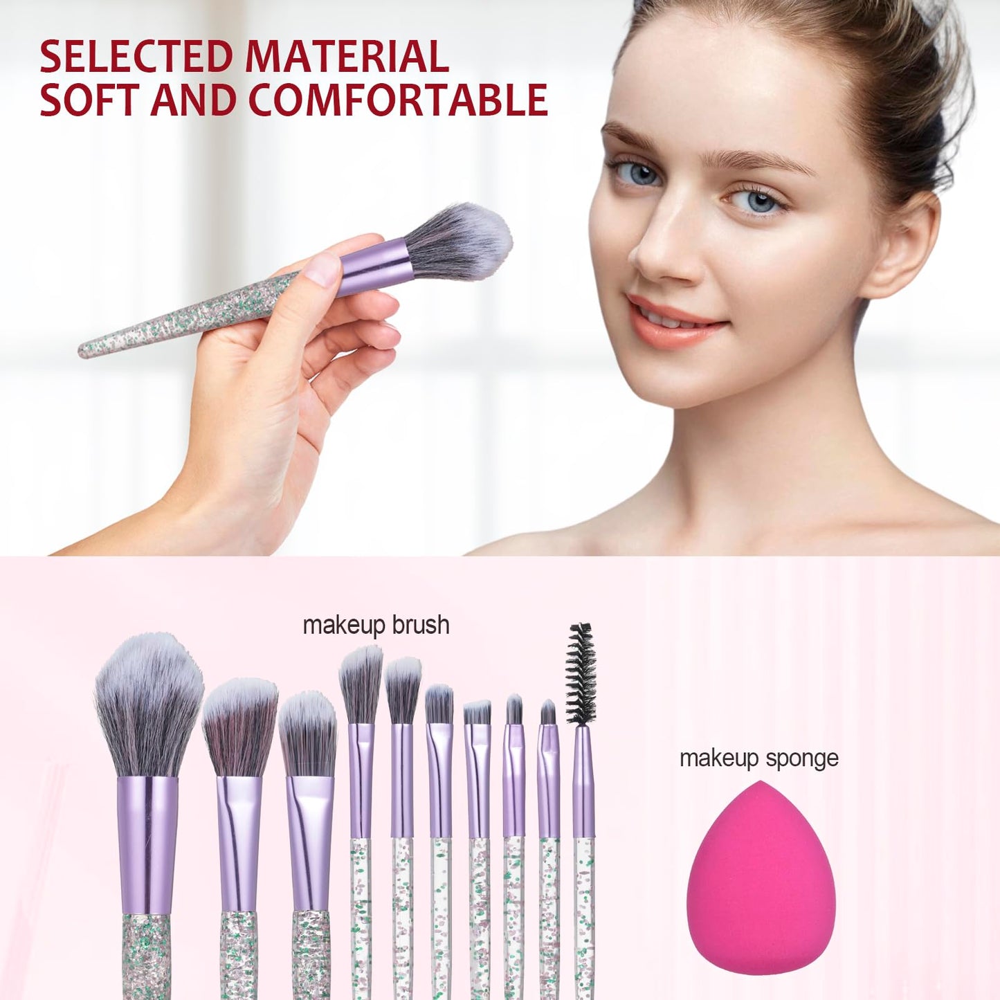 Makeup Kit For Women Full Kit Eyeshadow Eyeliner lipgloss, Lipstick Makeup brushes Mascara Eyebrow pencil Concealer Face Powder Primer make up Set For Girls Beginners