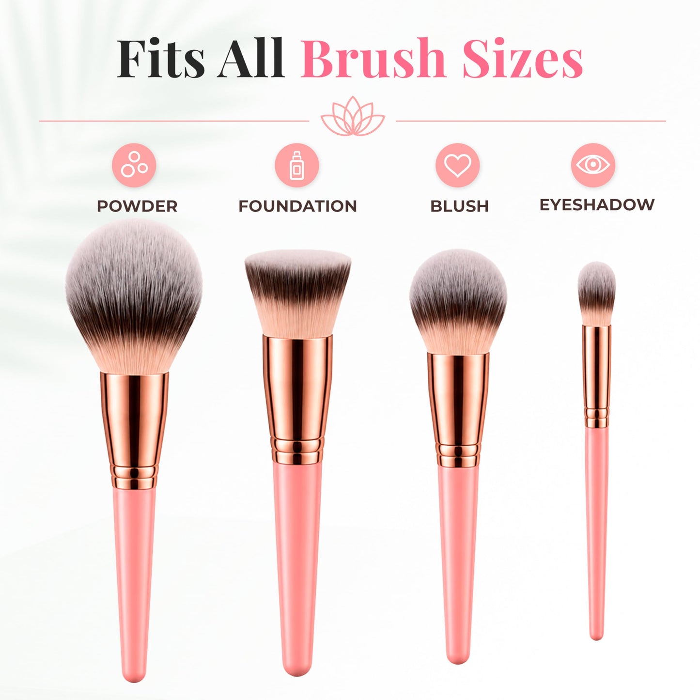 BRISEL 3-in-1 Makeup Brush Cleaner Machine & Dryer Electric Automatic Washer, Deep Clean & Dry in Minutes, USB Powered with LED, Fits All Brush Sizes, White & Rose Gold