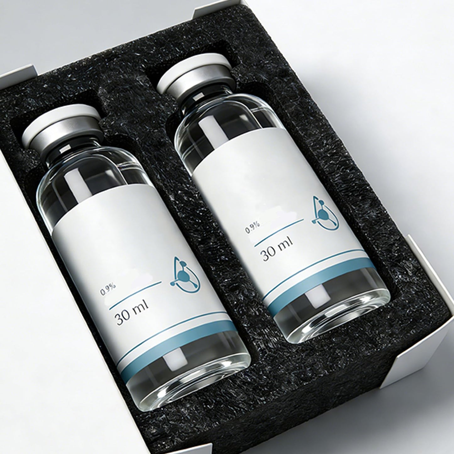 Glass Vials 30 mL 2 Pack