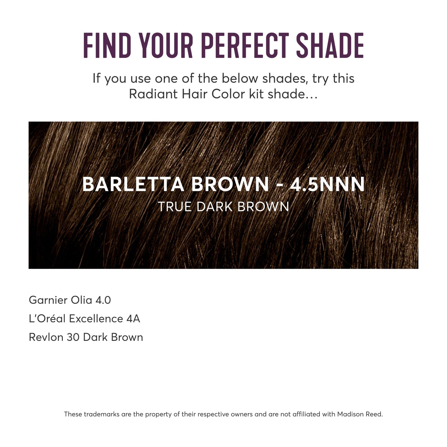 Madison Reed Radiant Hair Color Kit - 100% Gray Coverage for Resistant Grays, 4.5NNN Darkest Brown with Warm Tones (Barletta Brown) | PPD-Free & Ammonia-Free, 1 Pack