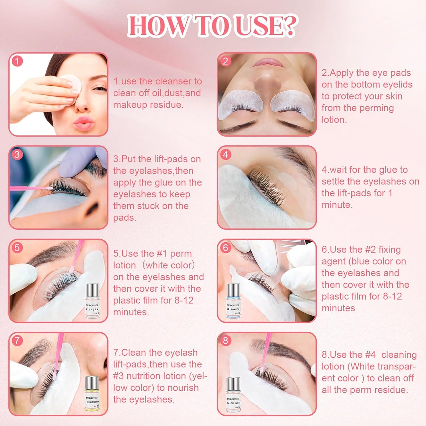 2026 Upgraded Lash Lift Kit for Perming,Curling and Lifting eyelashes,Semi-Permanent Salon Grade Supplies for Beauty Treatments,Includes Eye Shields,Pads and Accessories