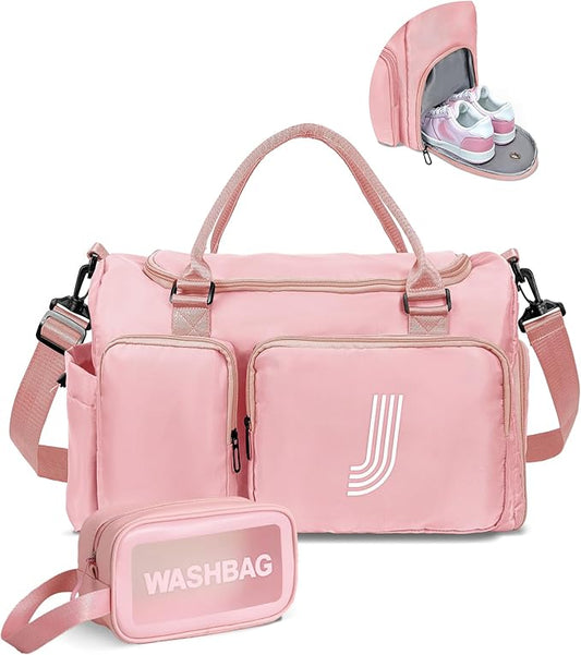 Teen Girl Gifts Trendy Stuff, Personalized Gifts, Initial Travel Duffle Bag, Personalized Weekender Bag,Monogram Overnight Bag, Trendy Stuff Gifts for Girls Friend Birthday Gift