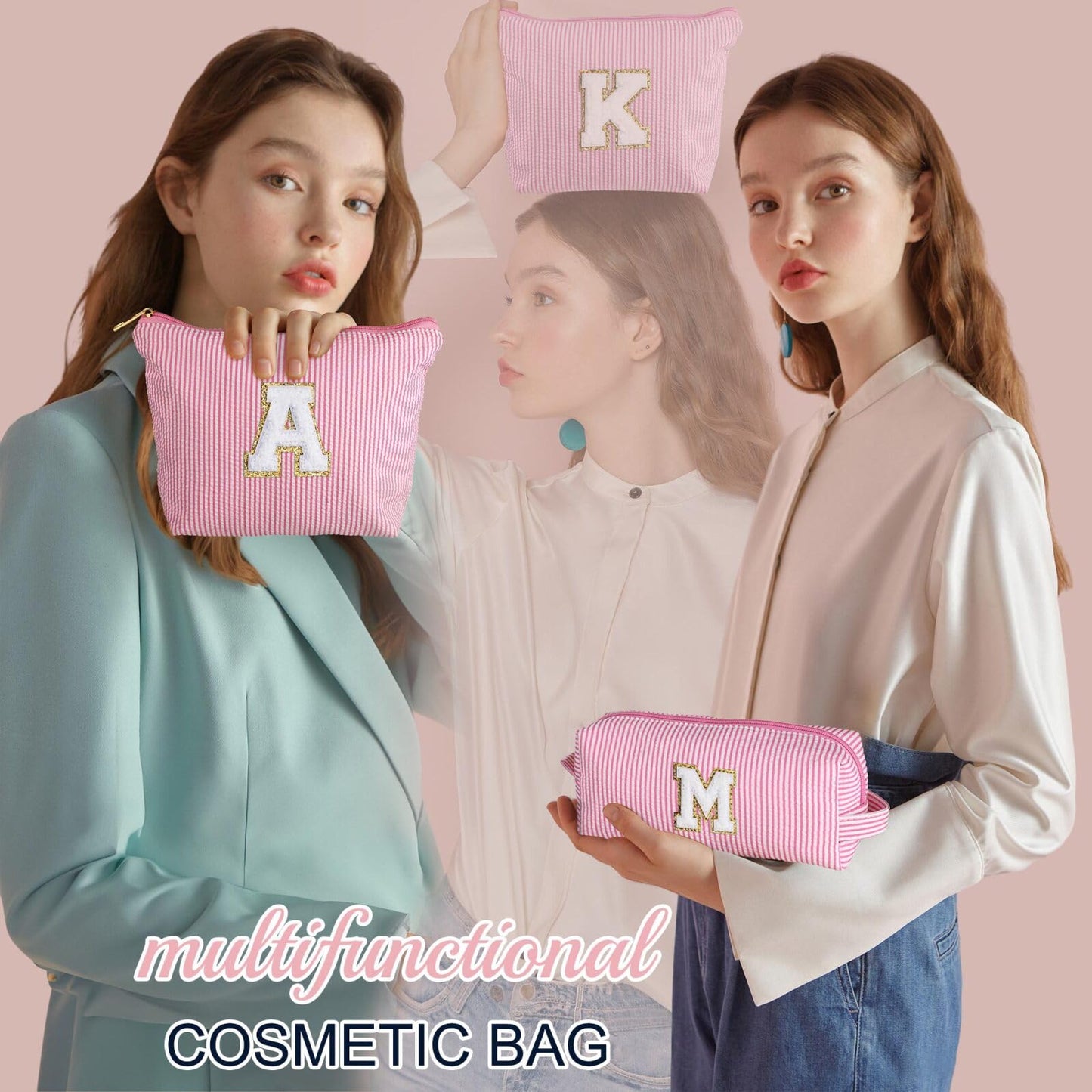 YOOLIFE Makeup Bag for Kids Girls | Birthday Gifts for Girls Cosmetic Bag Case Stuff for Teen Girls Skincare for Girls 8 9 10 11 12 13 14 15 16 Year Old Girl Gifts S