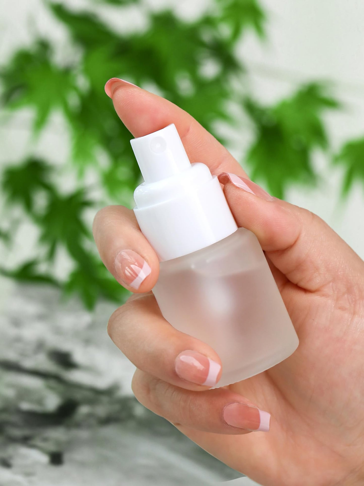 Handmade Max Glass Travel Bottles for Toiletries, TSA Approved, Leak Proof Refillable Travel Size Containers with Pump Spray Dropper Jars for Skincare Lotion Cream or Shampoo