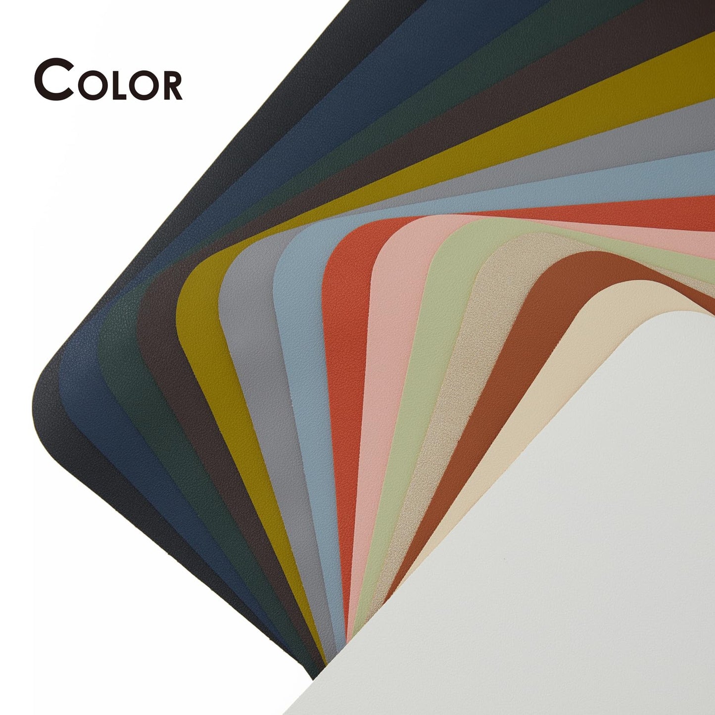 HOMIEAZICOZI Leather Desk Mat - Non-Slip PU Desk Pad for Office and Home - Desk Organization and Accessories - Ideal for Large Mouse Pad and Desk Mats on Top of Desks (Black,36''x 17'') (DPD-B-L)