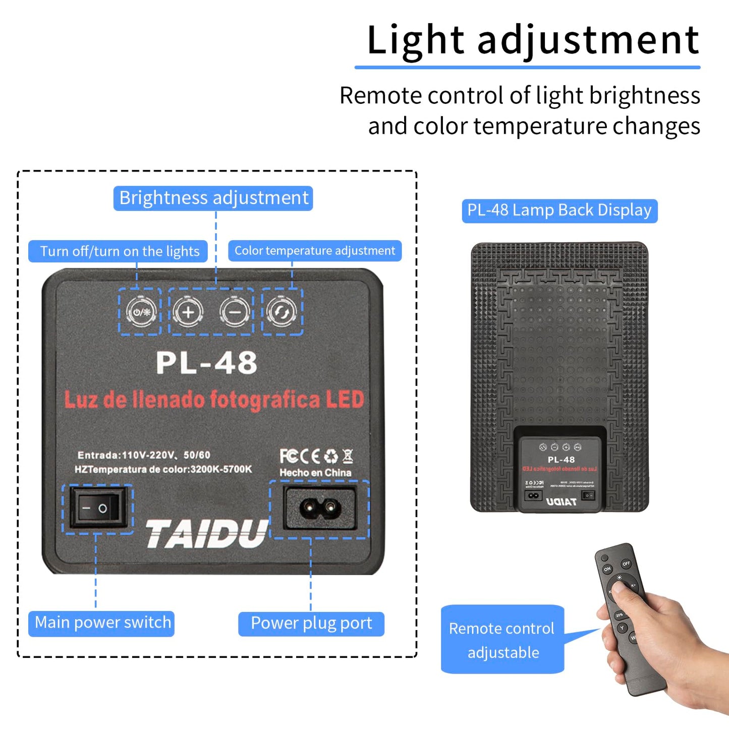 New wall-Mounted Tattoo lamp, Maximum 83 inches (210 cm), 19-inch Large LED Panel, Super Bright Work, Suitable Eyelash Extension, Beauty, Hairdressing, Photography and Live Broadcast
