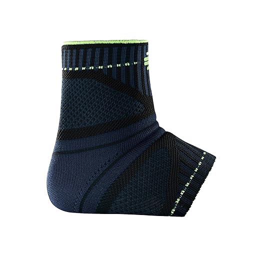 Bauerfeind Sports Ankle Support Dynamic - Ankle Compression Sleeve for Freedom of Movement - 3D AirKnit Fabric for Breathability - Premium Quality & Washable (M, Black)