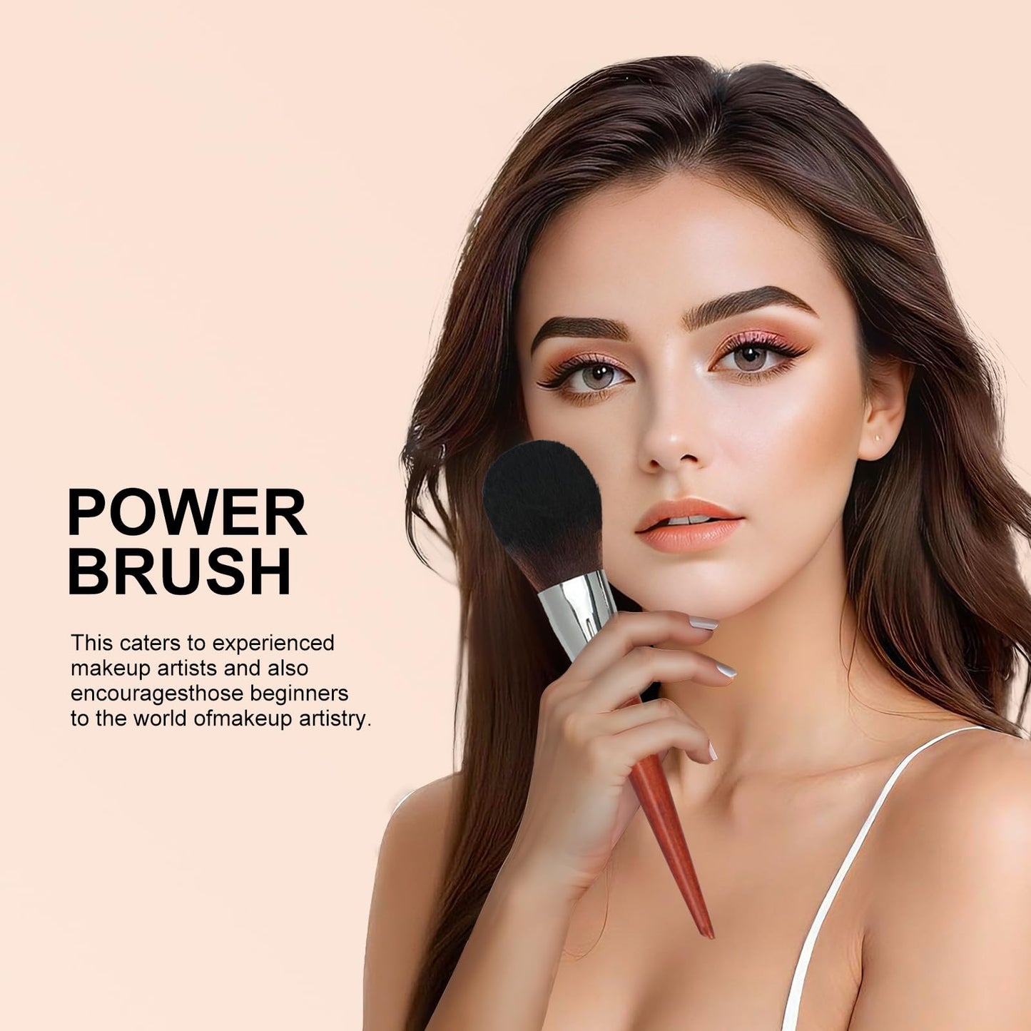 Intercilium Rains Makeup Brush Set 12pcs，Professional Premium Synthetic Powder Foundation Contour Blush Concealer Eyeshadow Blending Liner Make Up Brushes Kit（Redwood color B300）