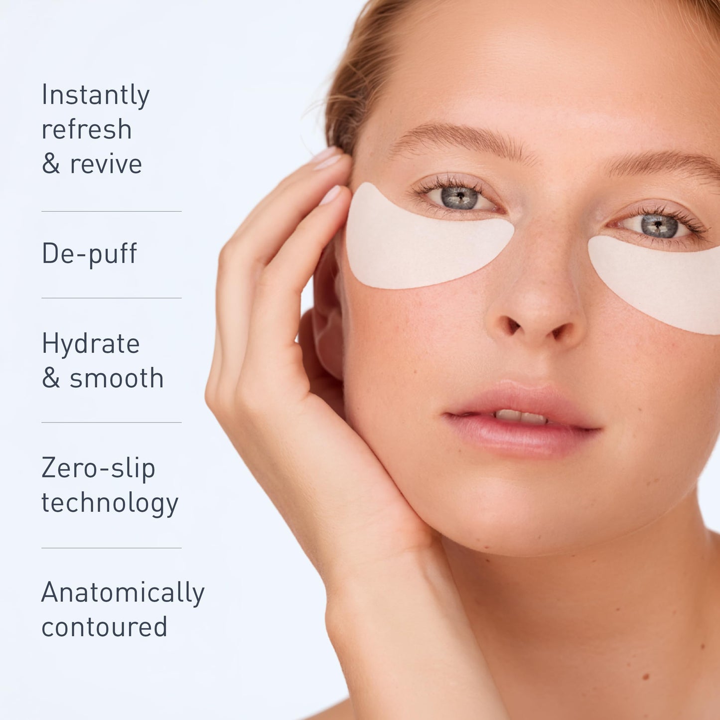 skyn ICELAND Hydro Cool Firming Under Eye Patches. Eye Gel Mask to Firm And Reduce Wrinkles, Fine Lines, Dark Circles, Puffy Eyes & Bags, 4 Pairs