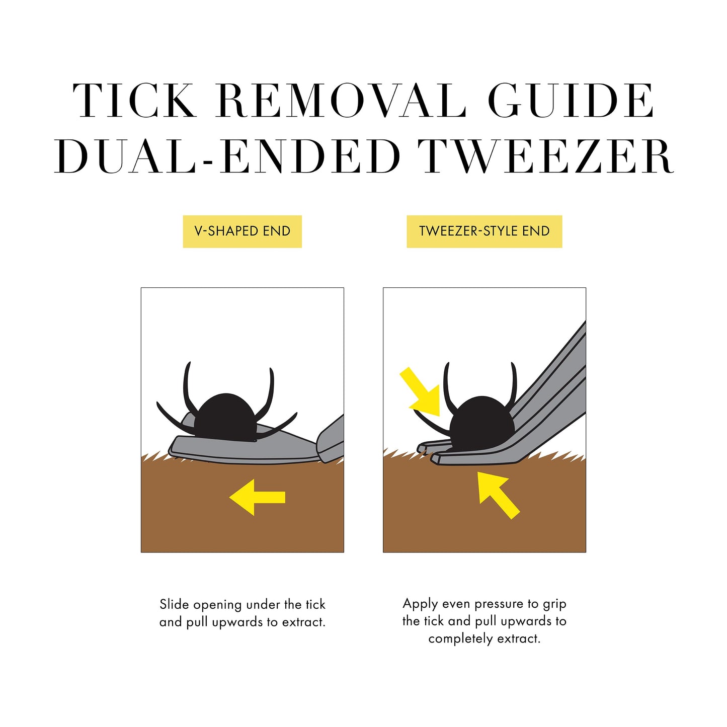Tweezerman Precision Dual-Sided Tick Removal Tweezer & Case