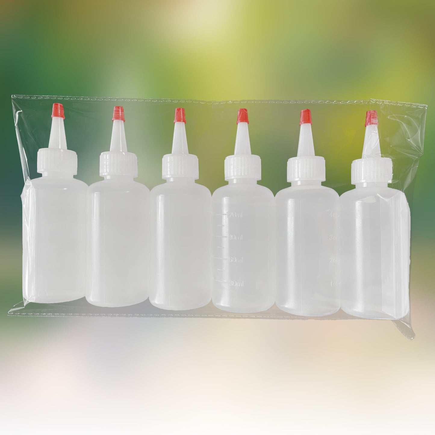 FIXSURE Plastic Squeeze Bottles with Red Tip Cap, 4 Oz Squirt Bottle For Ketchup, BBQ, Sauces, Syrup, Condiments, Oil, Pancake, Cookie Decorating, Dressings, Travel, Camping, Lab, Arts and Crafts (1)