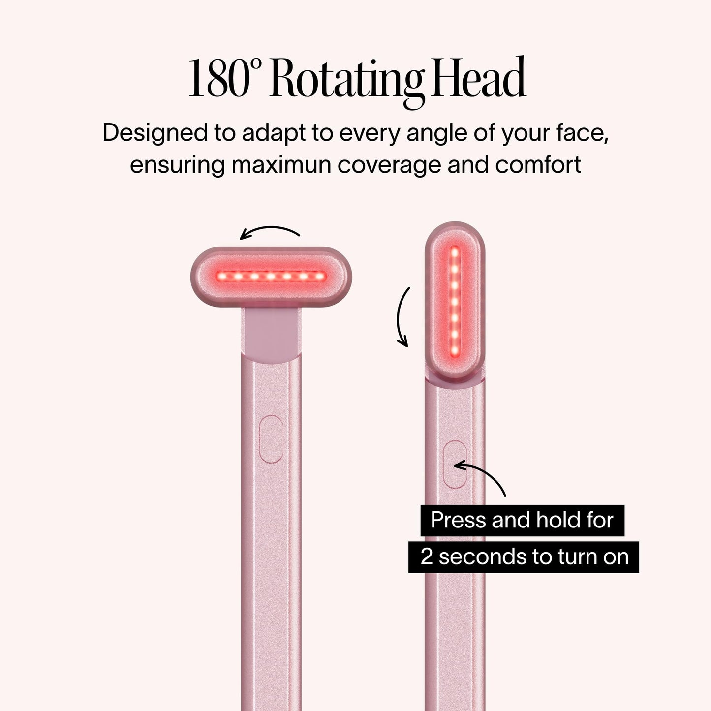 Solawave 4-in-1 Red Light Therapy Wand + Activating Serum | LED Skincare Device for Face & Neck | Facial Tool with Galvanic Current, Massage & Therapeutic Warmth | Reduces Appearance of Fine Lines