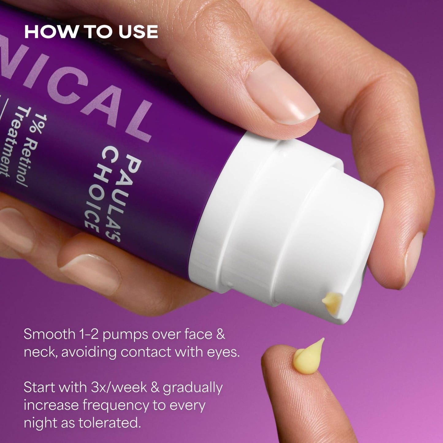 Paula's Choice CLINICAL 1% Retinol Face Treatment with Peptides, Vitamin C & Licorice Extract, Anti-Aging Skin Care Serum, Fine Lines & Wrinkles, Fragrance Free, 1 Fl Oz