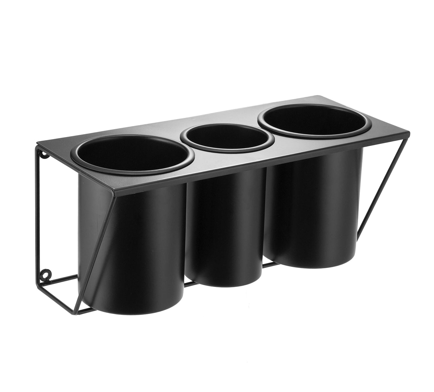Hair Dryer Holder Hair Styling Product Care Tool Organizer Bath Supplies Accessories Tray Stand Storage Bathroom Steel Hair Dryer Holder(Black) MK470B