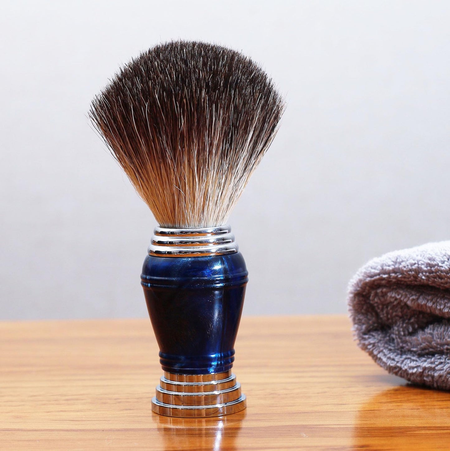 Magyfosia Professional Classic 3 Blade Safetry Razor Shaving Kit for Men with 3-Layer Triple Blade,Shaving Clean Brush Stand,Mug Bowl Set,Barbershop Smooth Shaver Set