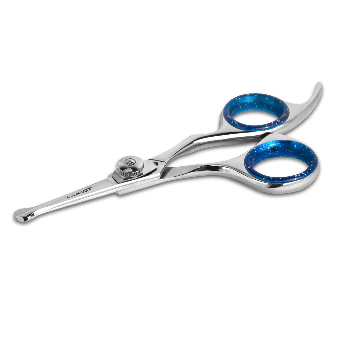 Laazar Straight Dog Grooming Scissors - Comfortable Around The Eyes Cat & Dog Scissors | Blunt Dog Trimming Scissors| Premium Stainless Steel | Grooming Scissors For Dogs - Small Dog Scissors