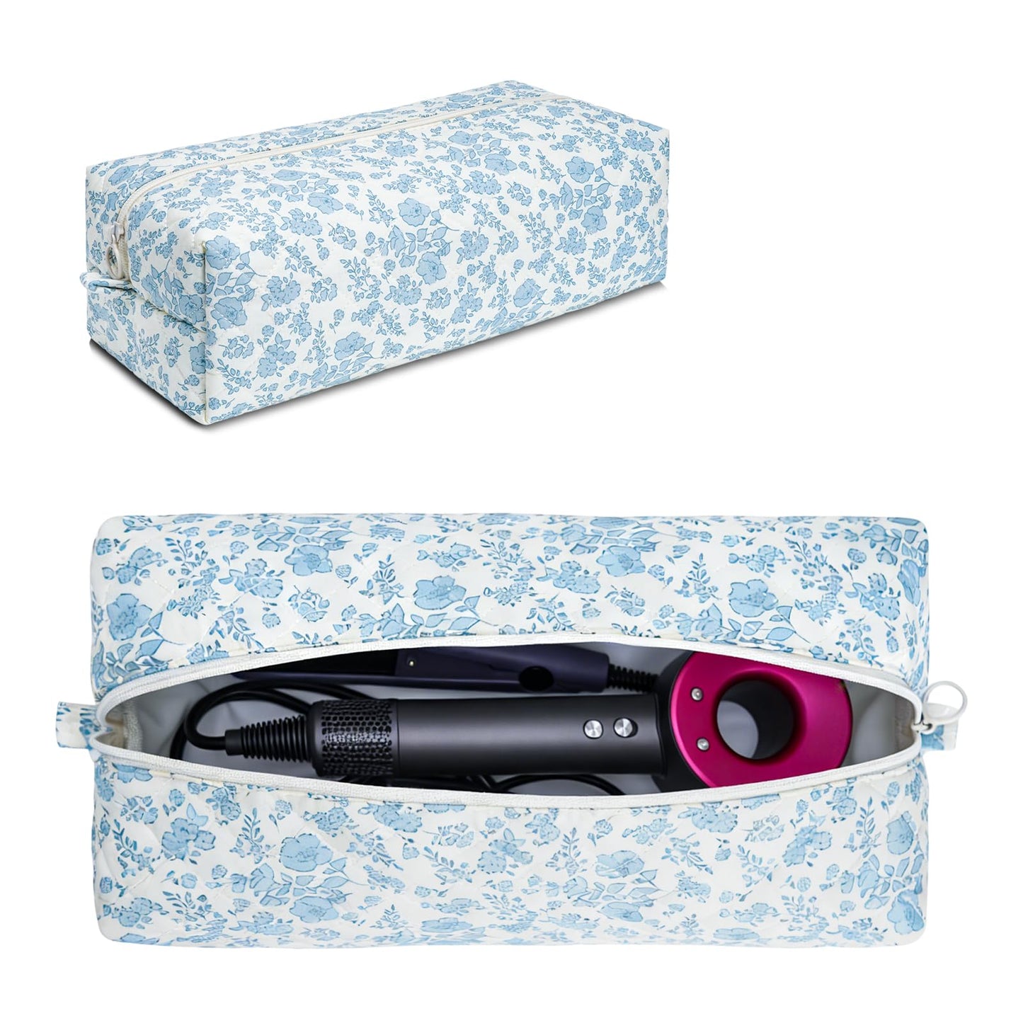 idoltimes Hair Tools Travel Bag, Quilted Hair Tools Organizer Compatible with Dyson Airwrap Styler