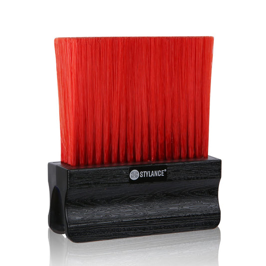 Pro Barber Barber Neck Duster Brush for Hair Cutting, Soft Household Hair Neck Cleaning Brush, Professional Salon Tool (Black Brown)