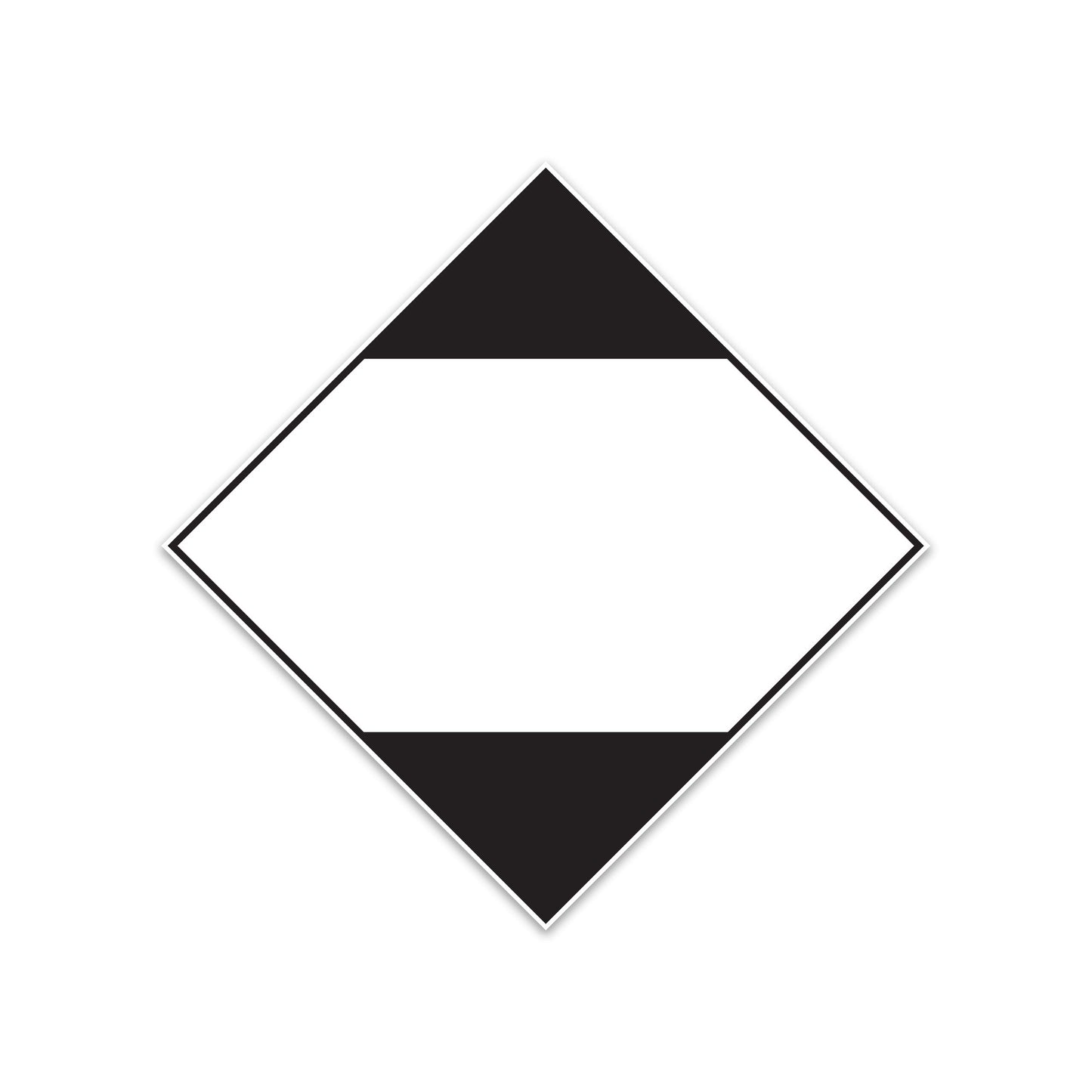 500 4.25" X 4.25" ORM-D Shipping Labels, Diamond Limited Quantity of Dangerous Goods Labels by Kenco (Blank Limited Quantity)
