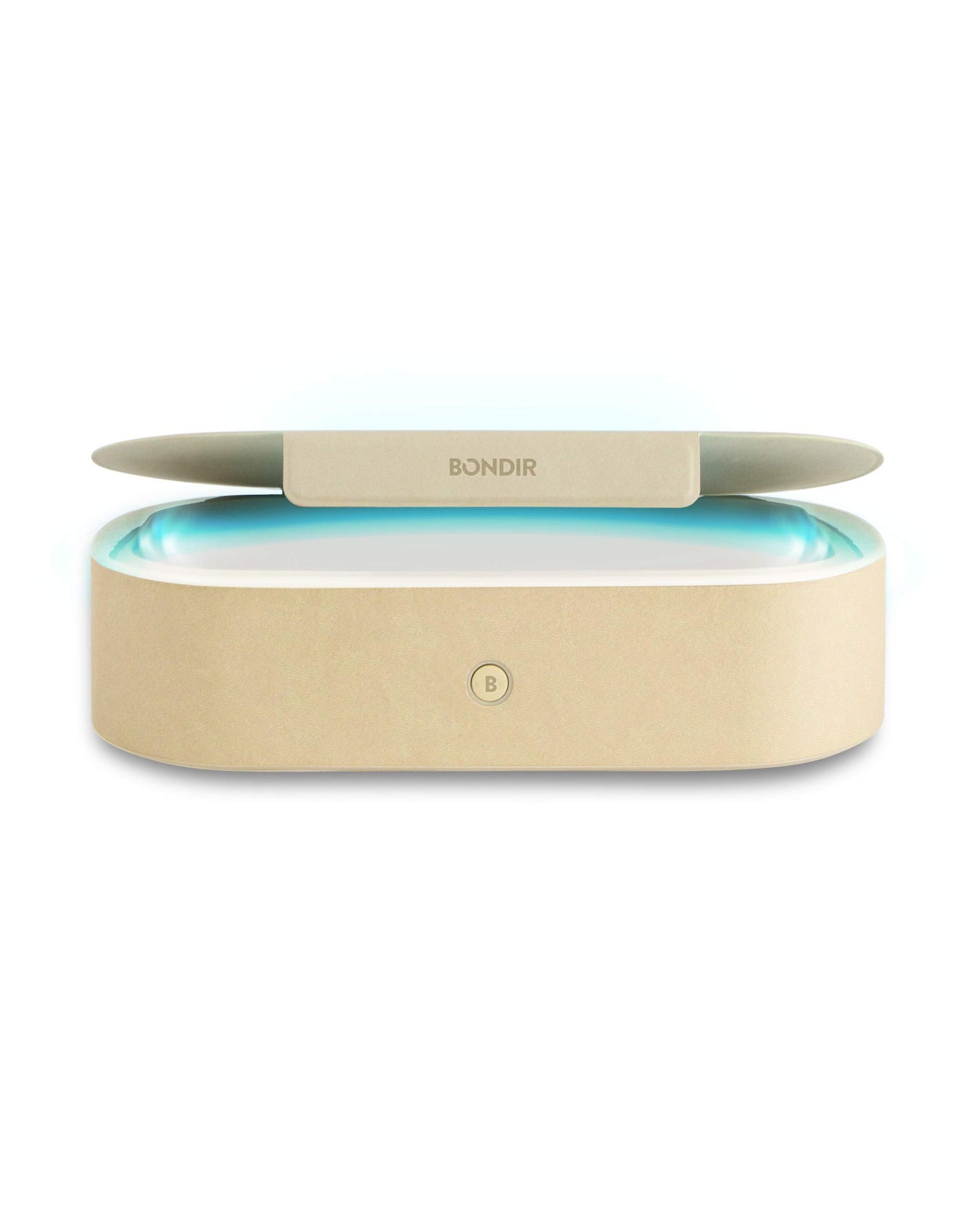 Bondir Beyond UV+O3 Sanitizer Box and Universal Charger UV and Ozone Disinfector for Phone, Mask, Makeup Brush, Nail Tool (Almond Oil)