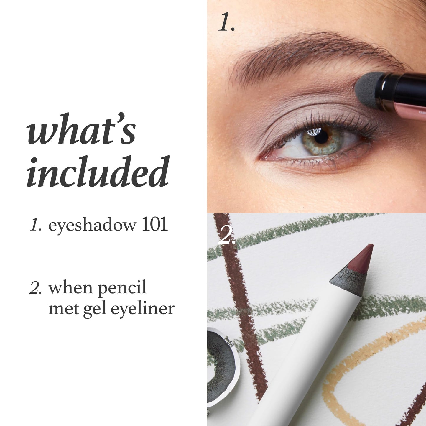 Julep Twice As Nice Eyeshadow Stick and Eyeliner Duo | Includes Eyeshadow 101 Creme-to-Powder Waterproof Shadow Stick, Smoky Amethyst Shimmer and All-Day Gel Eyeliner Pencil, Smoky Plum