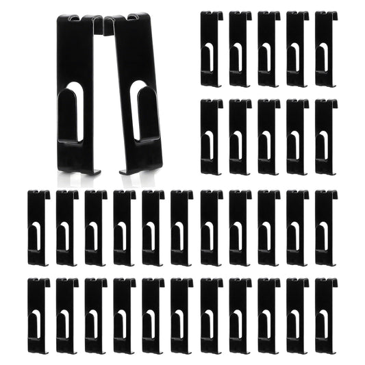 7RiversART Utility Notch Display Hook Gridwall Black Metal Gridwall Picture Hanger Gridwall Accessories for Retail, Displaying Photogragh, Art Shows, Paintings (32)
