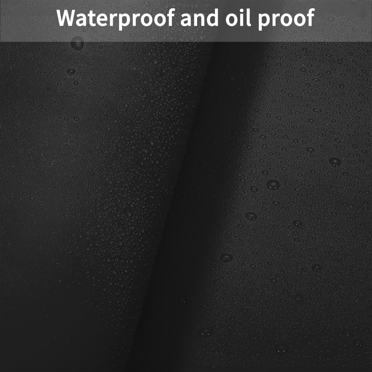 Zinkooat Vanity Top Protector - Can Be Used On Both Sides Waterproof and Easy to Clean Good Flatness Used for Dresser Table(Black+Gray 10x60)