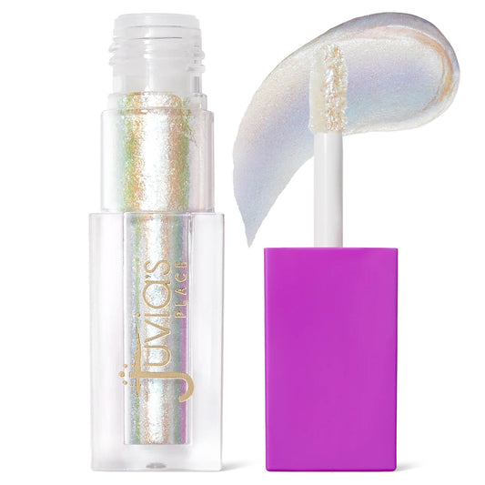 Juvia's Place Culture Duochrome Liquid Eyeshadow - Multi-colored Glitter Liquid Eye Makeup for Shine, Sparkly Makeup for Eyes, Women's Glitter Makeup Kit Addition (Fula)