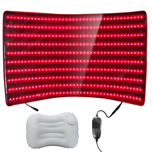 BestQool Red Light Therapy Mat, 400 LEDs Triple Chips 660nm 850nm, FSA-HSA Red Light Therapy for Body, 38" x 23" Large Pads, Full Body Infrared Light Therapy Mat. 63W