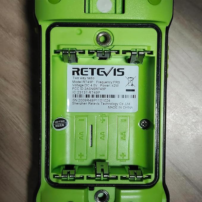 Retevis RT49P Waterproof Walkie Talkies, IP67 Portable FRS Two-Way Radios, Waterproof Floating Walkie Talkies for Adults, NOAA, Flashlight SOS, for Kayaking, Fishing, Hunting 4 Pcs