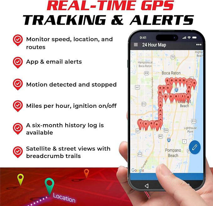Spy Spot GV53MG GPS Vehicle Tracker with 4G Hard Wire Kill Switch, Remotely Disable The Ignition from Any Location, Real-Time Locator and Tracking Device with US,CA,MX Coverage, Subscription Required
