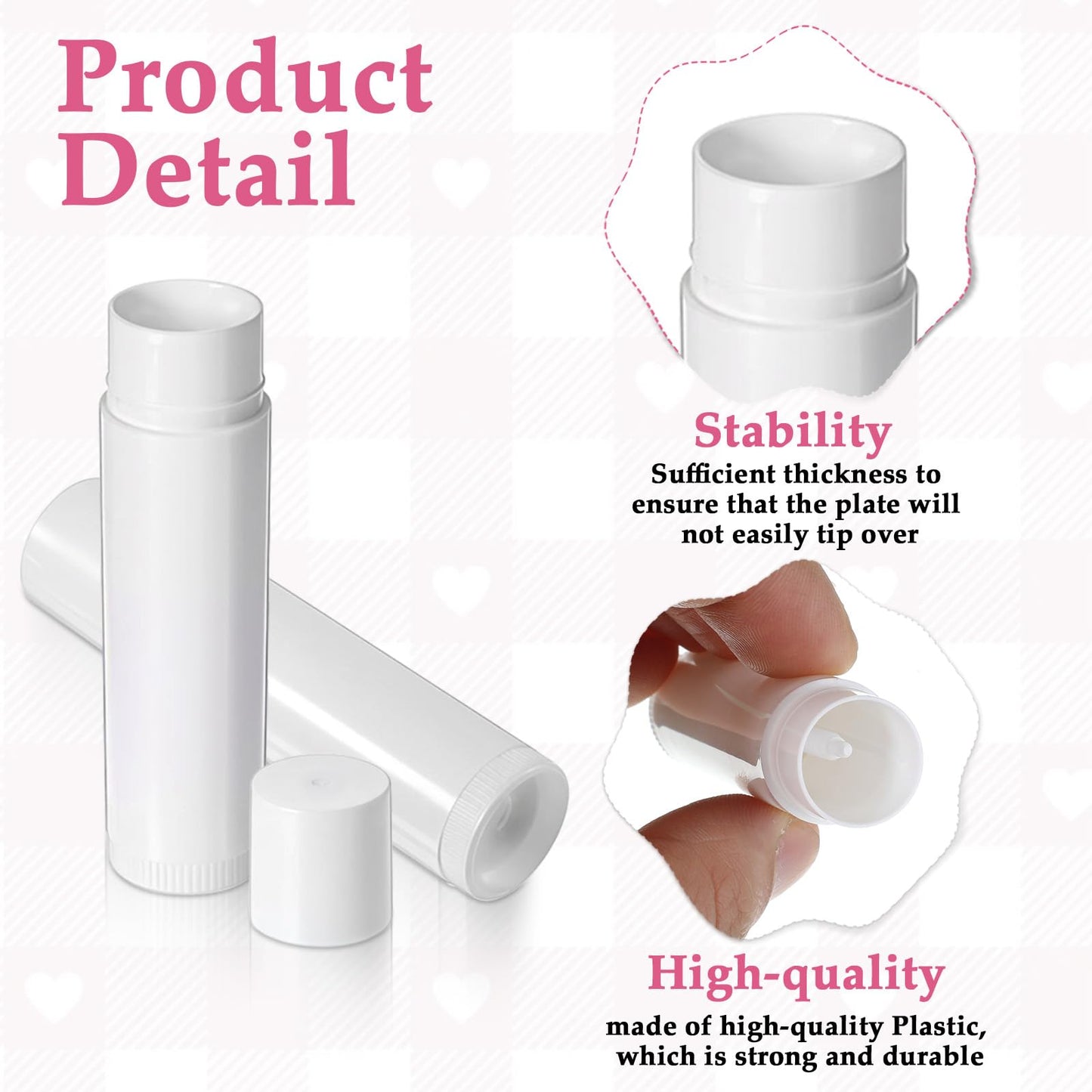 KongTiva 100 Pack Paperboard Lip Balm Tubes with Filling Tray and Spatula Set 0.176 Oz/5g Empty Cardboard Lipstick Tubes for Lip Gloss Container DIY for Lipstick Gloss Deodorant Solid Perfume