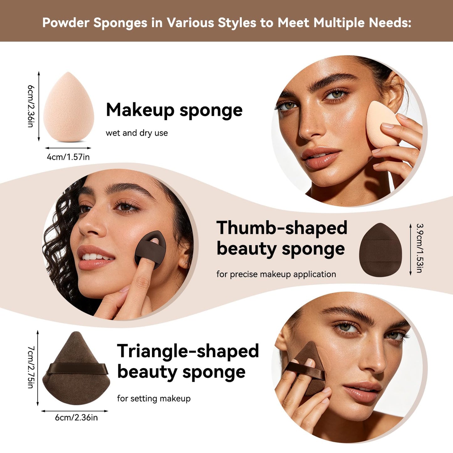 Makeup Brushes MAGEFY Travel Makeup Brush Set Professional Make Up Brushes for Powder Concealers Eye Shadows Eyebrow Countour Blush Brush Tools