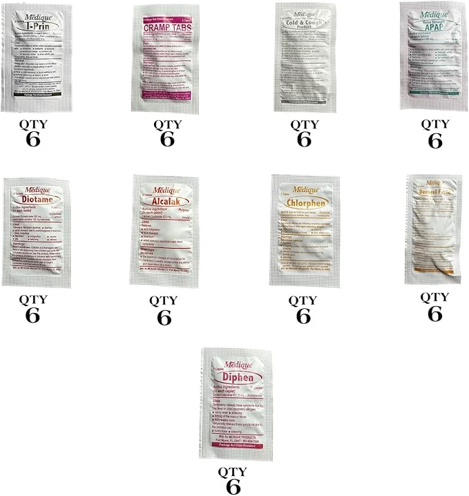 Cruise Essential On-The-Go Refill First Aid Kits | Travel Size | Deluxe | Travel Medicines