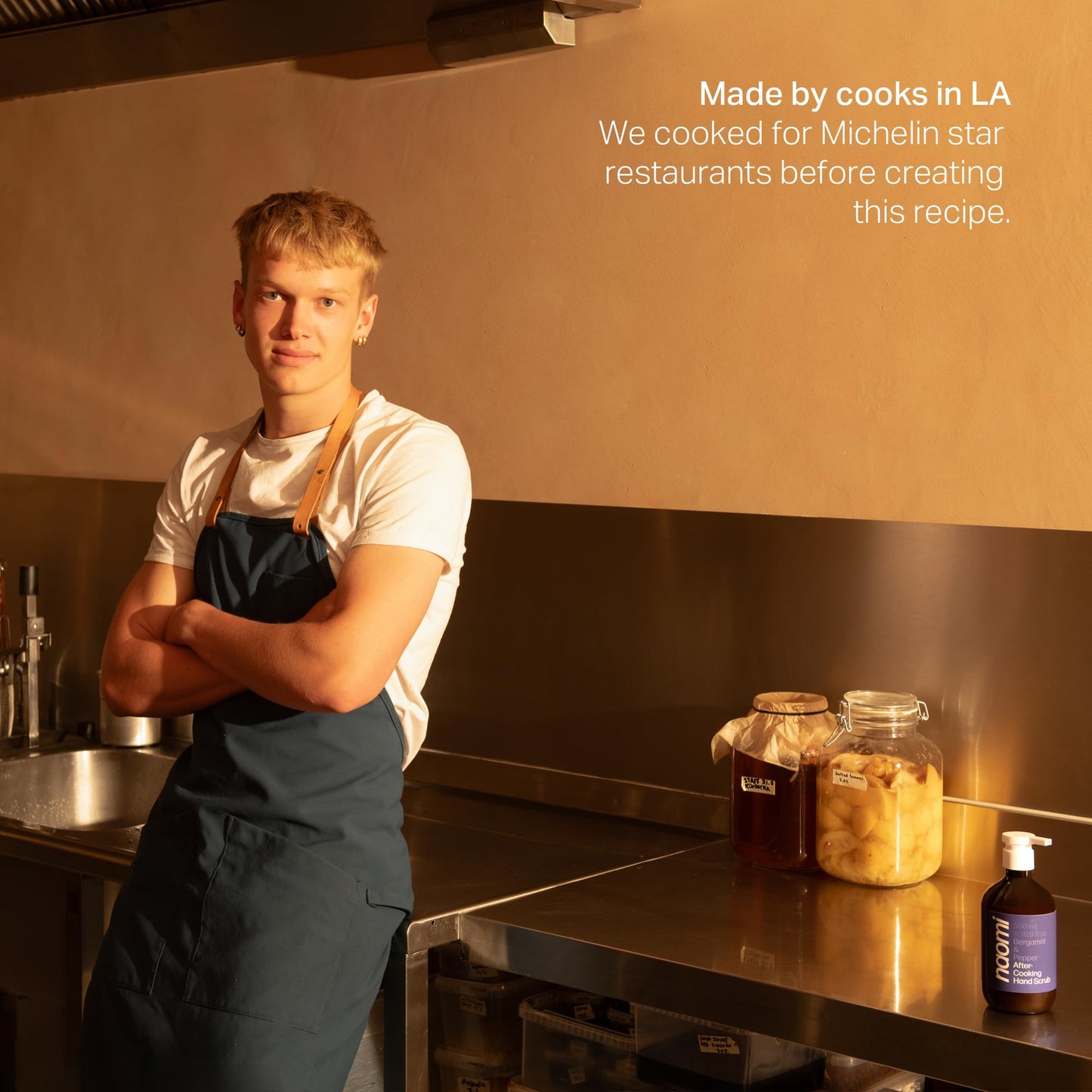 Naomi After-Cooking Hand Scrub: Santal & Iris