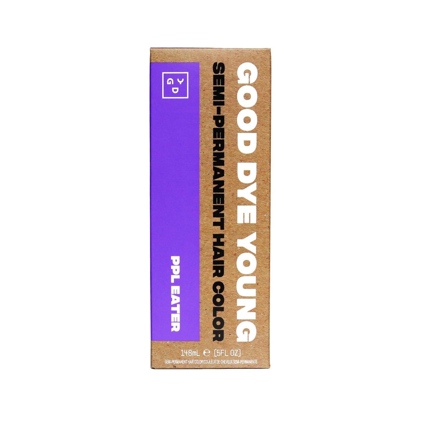 Good Dye Young Semi-Permanent Hair Color, Vegan and Cruelty-Free Purple Hair Dye, Last up to 24 Washes, Non-Damaging Conditioning Hair Color (5FL OZ, PPL Eater)